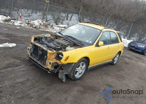 2003 Subaru Impreza Wrx from USA, damaged, VIN JF1GG29643H805511